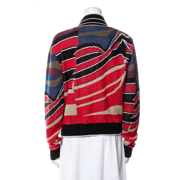 NWOT Ottolinger Patchwork Stripe Ribbed Knit Oversized Cardigan - Picture 8 of 8